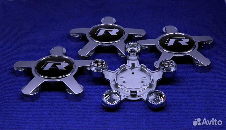 Комплект колпачков Audi логотип Volkswagen R-Line