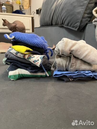 Деткие вещи пакетом 9-12