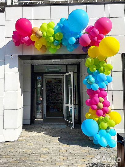 Оформление воздушными шарами