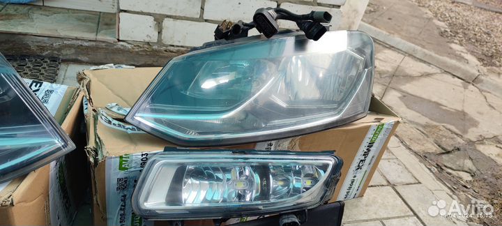 Фары на volkswagen polo седан