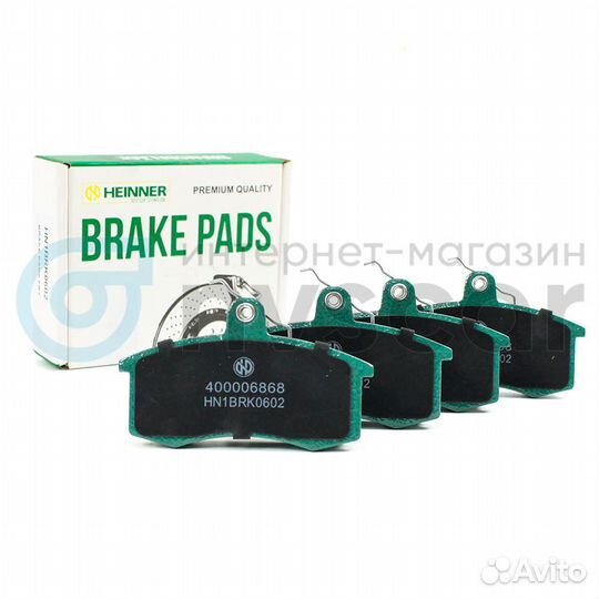 Колодки передние heinner ваз 2110, 2111, 2112