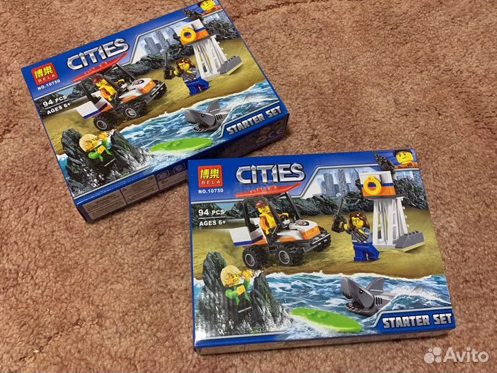 Аналог Lego - Cities береговая охрана