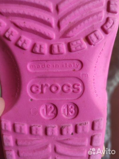 Crocs сабо детские с12/13