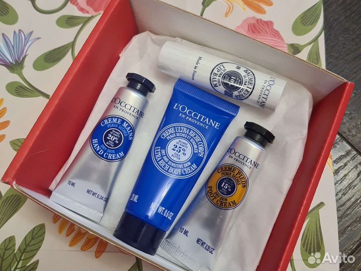 Набор миниатюр Loccitane c Карите