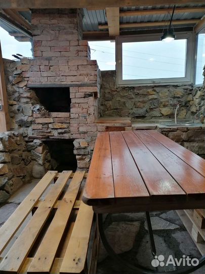 Аренда беседки с бассейном и баней