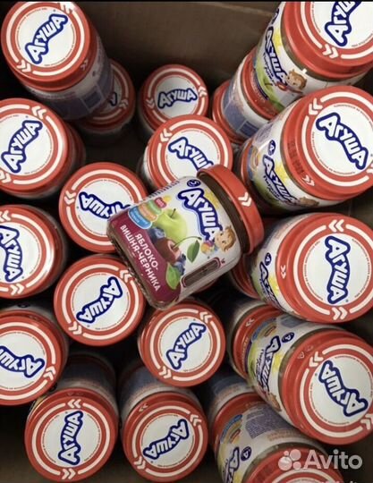 Фруктовое пюре Агуша