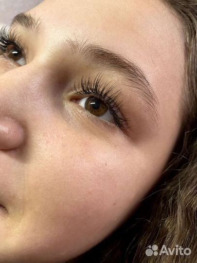 Наращивание ресниц, наращивание нижних ресниц