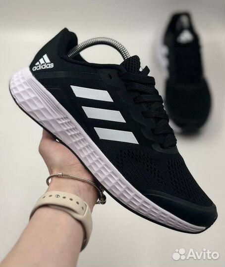 Кроссовки Adidas черные 41 42 43 44 45 46 размеры