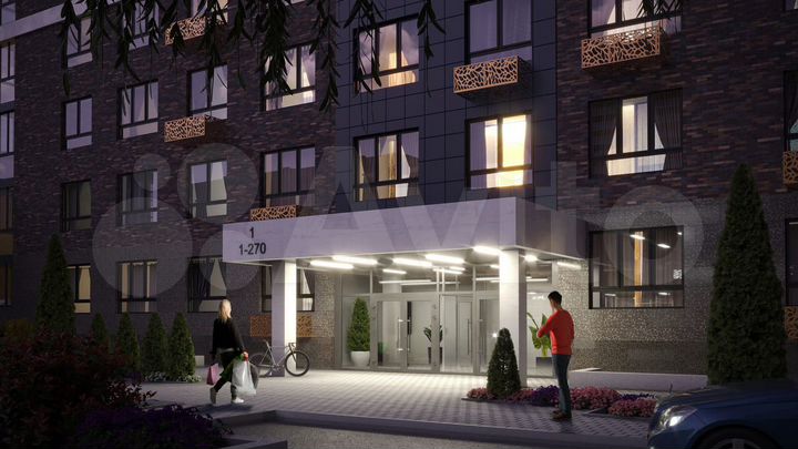 3-к. квартира, 88,2 м², 23/25 эт.