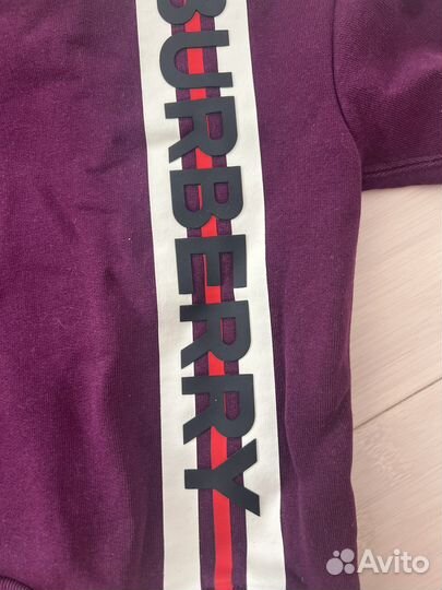 Худи удлиненное burberry