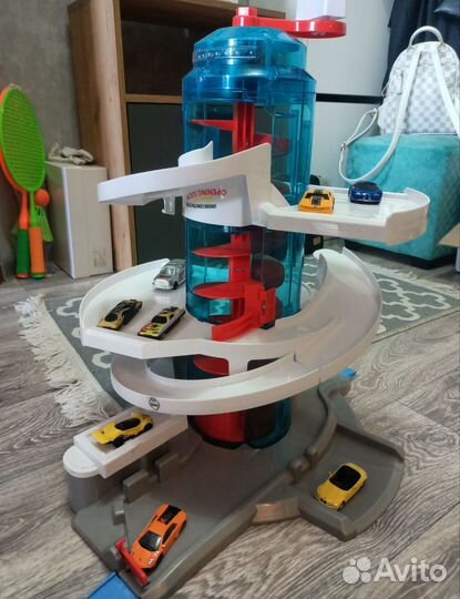 Детская игра парковка гараж для машин