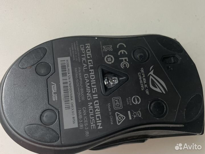 Мышка игровая Republic of gamers rog gladius ll