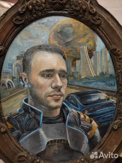 Пишу портреты с натуры, фото или фантазийные