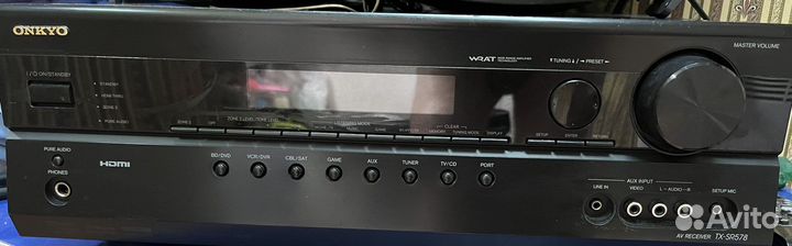 Рессивер onkyo TX-SR578