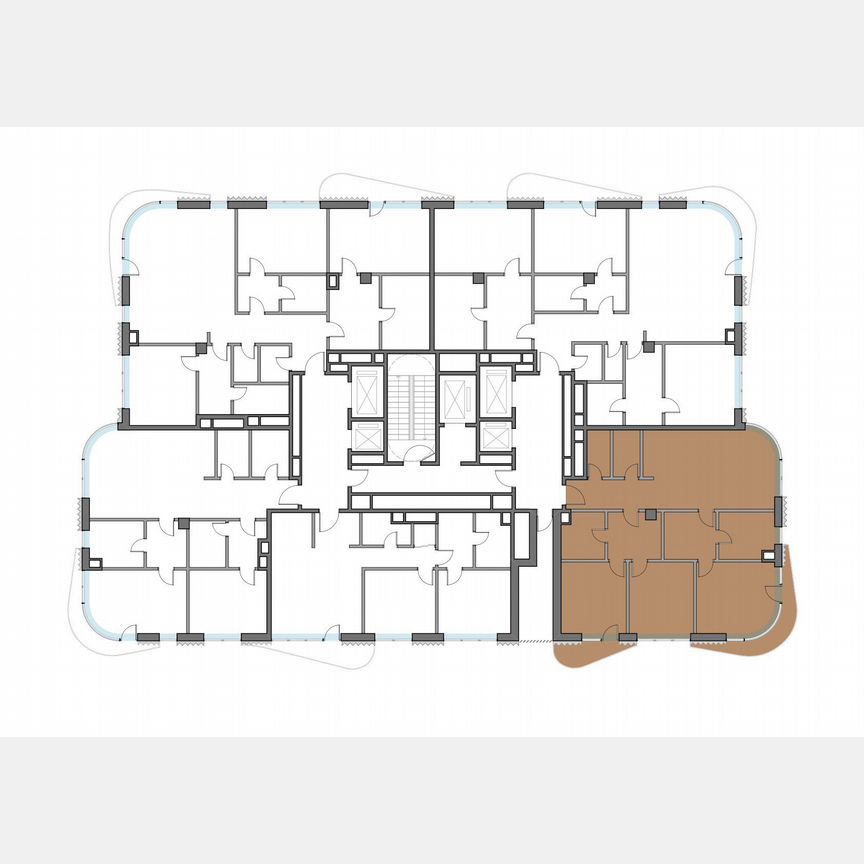 3-к. квартира, 132 м², 5/14 эт.