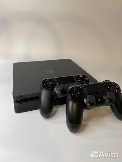 Sony PS4 fat +2 геймпада+ 100игр