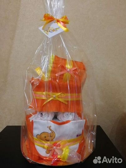 Торт из памперсов подгузников