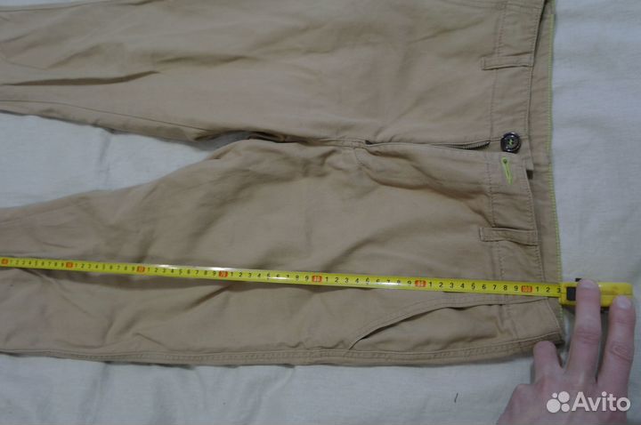 Брюки мужские или на подростка бежевые песочные