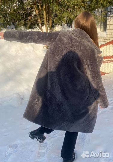 Шуба из овчины Снежная Королева