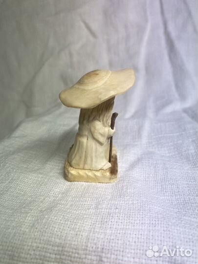 Резьба по кости. Бивень мамонта. Гриб-Лесовик