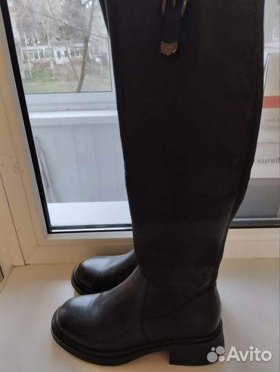 Сапоги женские натуральная кожа