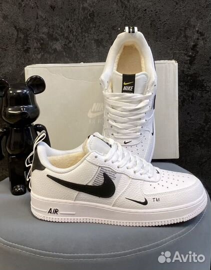 Кроссовки мужские зимние Nike air Force 1