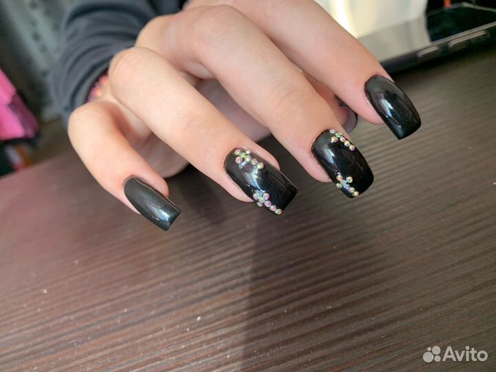 Маникюр наращивание