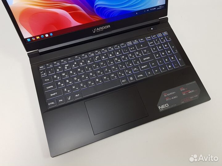 Ноутбук игровой Ardor \ RTX 4060 \ i5-12450H