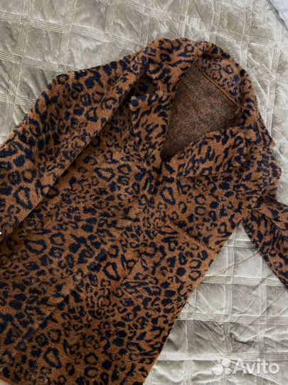 Леопардовое пальто