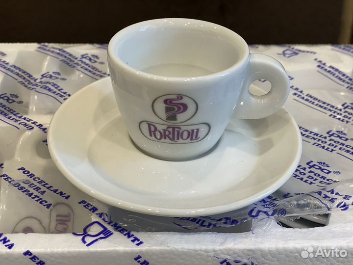 Набор из 6-ти кофейных пар portioli (italy)