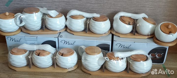 Фарфоровые сахарницы заварочный чайник для специй