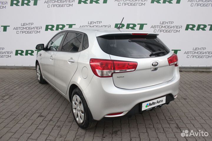 Kia Rio 1.6 МТ, 2016, 105 484 км