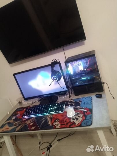 Игровой пк полный комплект с монитором