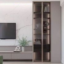 TV зона со шкафами от производителя