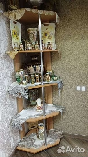 Полка напольная угловая