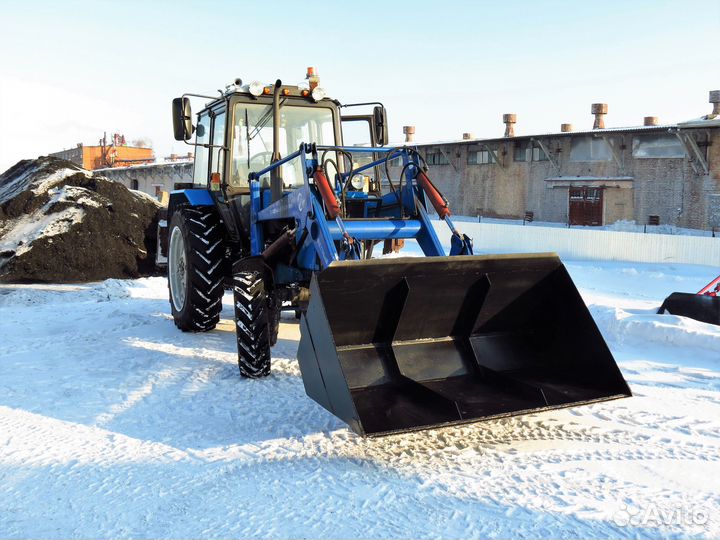 Фронтальный погрузчик пку-0,8 для мтз-80-82