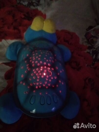 Детский ночник проектор черепаха