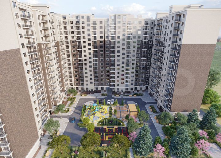 1-к. квартира, 53 м², 3/16 эт.