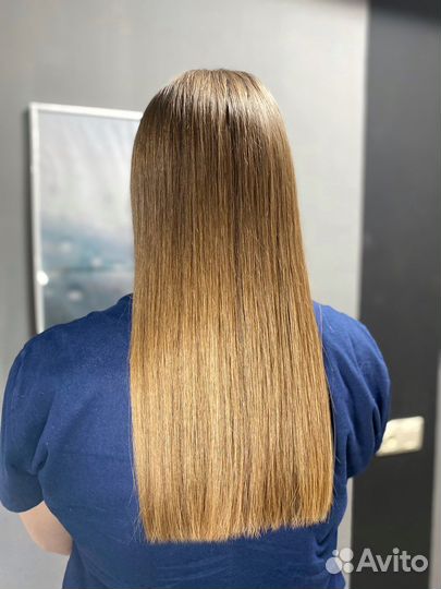 Кератиновое выпрямление волос