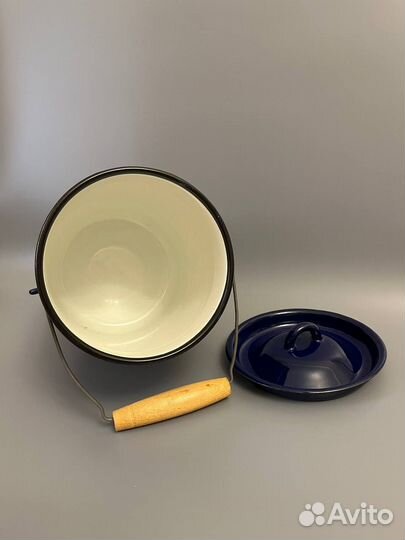 Бидон, эмалированная сталь, СССР