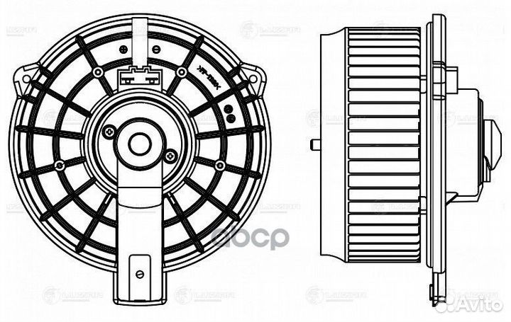 Э/вентилятор отоп. для а/м Lexus RX I (97) (LF