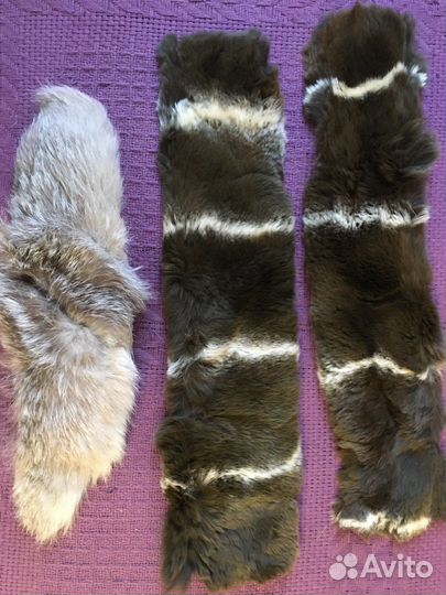 Мех для рукоделия. Воротник енот