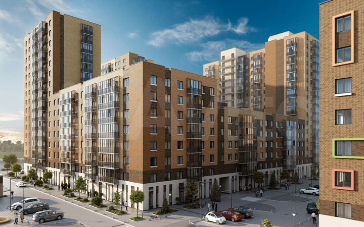 1-к. квартира, 39,2 м², 2/16 эт.