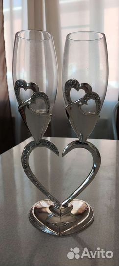 Бокалы фужеры свадебные новые