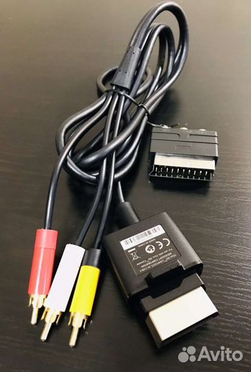 Xbox 360 Slim/Fat. AV кабель
