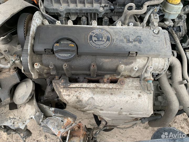 Двигатель 1.4 CGG Skoda Fabia 2 2007-2015