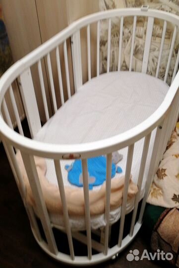 Кроватка-трансформер sleep and smile «Бук Premium»