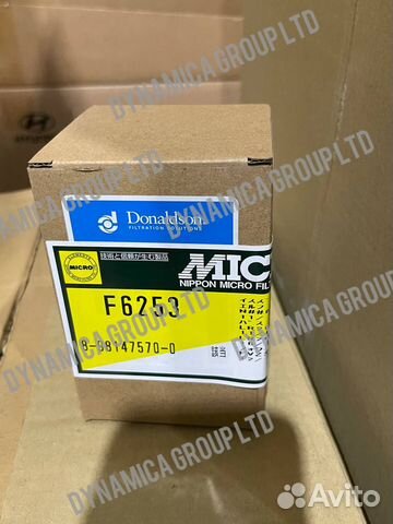 Фильтр топливный micro F-6253 4JJ11-T, 4HK1-T, 6HK