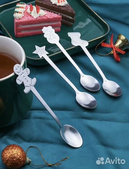 Новогодние чайные ложки на подарок