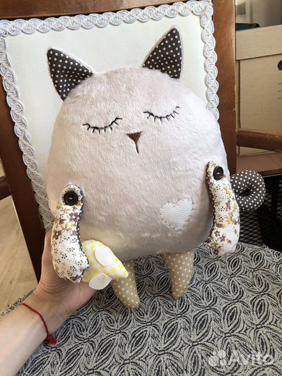 Игрушка котик ручная работа